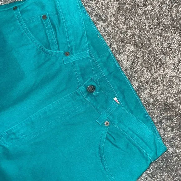 Vintage 1993 Levi’s 560 Tapered Orange Tab Mint Green Jeans 31x32