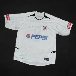 Vintage 2003-2004 Nike Corinthians Home Jersey (Flawed)