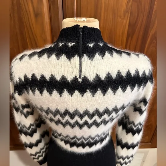 Vintage 70’s Leonard Sunshine Collectors Knits Angora Sweater Dress dry cleaned