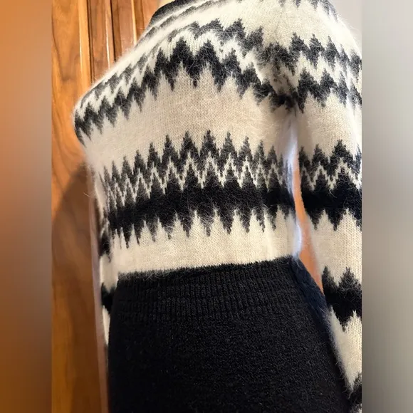 Vintage 70’s Leonard Sunshine Collectors Knits Angora Sweater Dress dry cleaned