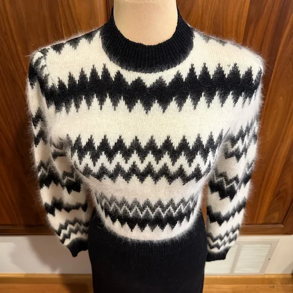 Vintage 70’s Leonard Sunshine Collectors Knits Angora Sweater Dress dry cleaned