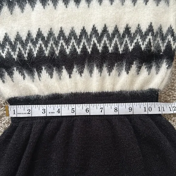 Vintage 70’s Leonard Sunshine Collectors Knits Angora Sweater Dress dry cleaned