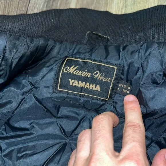 Vintage 80s Quilted Yamaha Snowmobile Ski Jacket