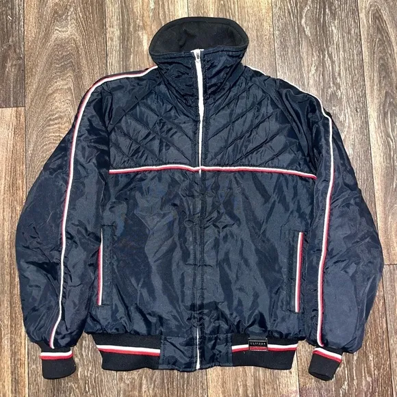 Vintage 80s Quilted Yamaha Snowmobile Ski Jacket