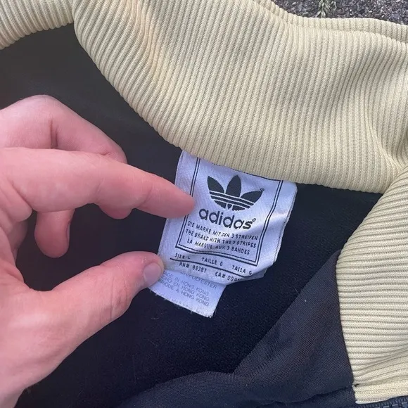 Vintage 90s Adidas Originals 3 Stripe Track Jacket