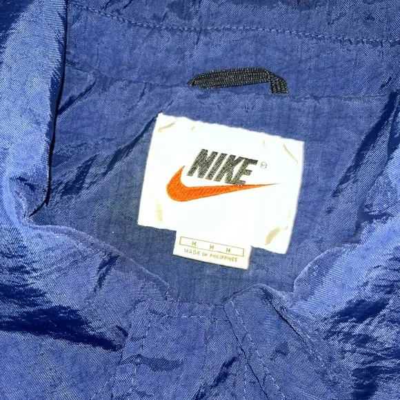 Vintage 90s Nike Oversized Spell Out Big Swoosh Bomber Jacket 🔥