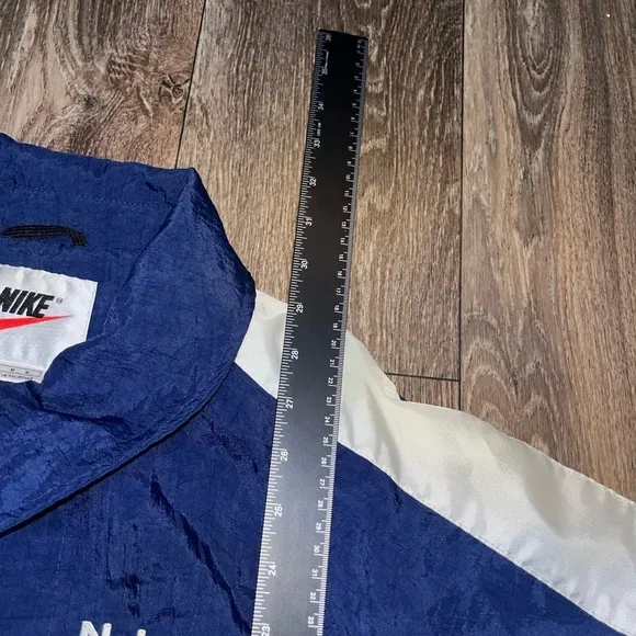 Vintage 90s Nike Oversized Spell Out Big Swoosh Bomber Jacket 🔥