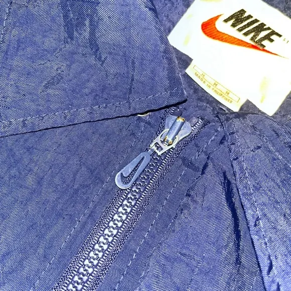 Vintage 90s Nike Oversized Spell Out Big Swoosh Bomber Jacket 🔥