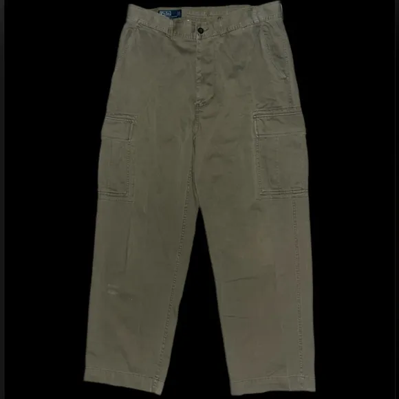 Vintage 90s Polo Ralph Lauren Baggy Cargo Pants