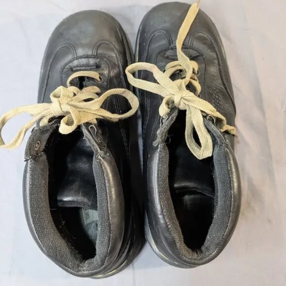 Vintage Dr. Martens Black Leather Lace Up Ankle Boots Men Size 9 Made England