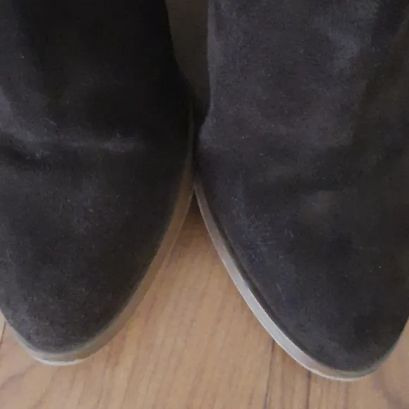 Vintage EUC  M.K. brown suede real leather over the knee boots