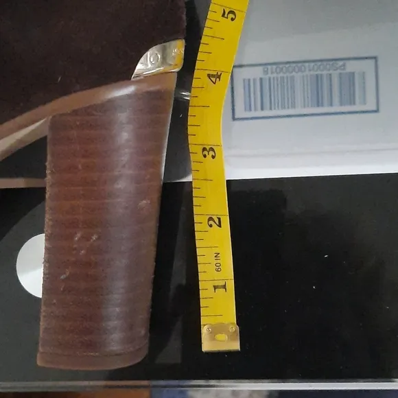 Vintage EUC  M.K. brown suede real leather over the knee boots