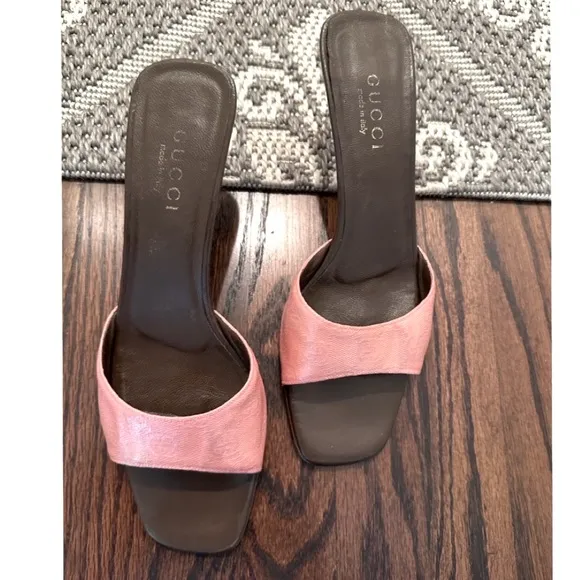 Vintage Gucci Leather Sandals