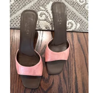 Vintage Gucci Leather Sandals