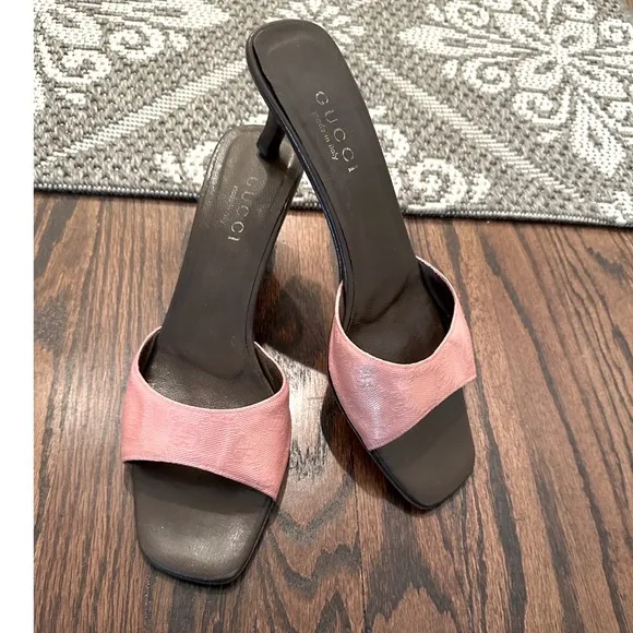 Vintage Gucci Leather Sandals