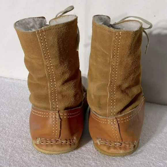 Vintage Handmade Bushcraft Snow Shoes Moccasin Mukluks 85