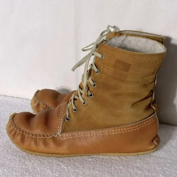 Vintage Handmade Bushcraft Snow Shoes Moccasin Mukluks 85