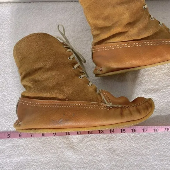 Vintage Handmade Bushcraft Snow Shoes Moccasin Mukluks 85