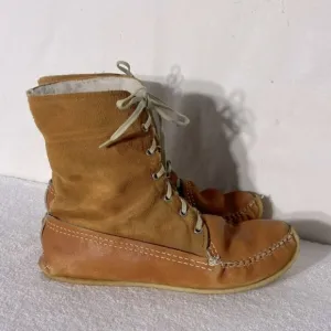 Vintage Handmade Bushcraft Snow Shoes Moccasin Mukluks 85