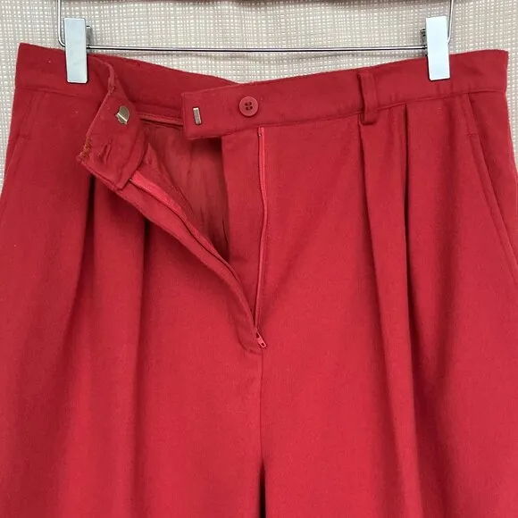 VINTAGE J Crew Pleated High Waisted Shorts Nautical Preppy Cashmere Wool