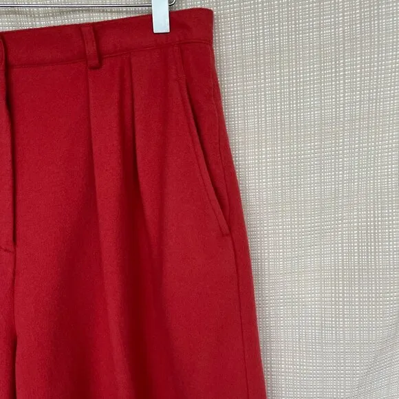 VINTAGE J Crew Pleated High Waisted Shorts Nautical Preppy Cashmere Wool