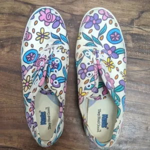Vintage Keds Kids Size 2 Floral Fun Nostalgia