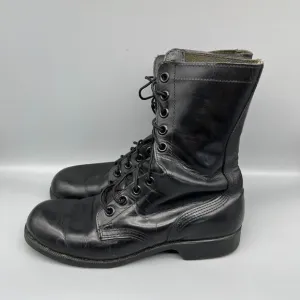 Vintage Military Combat Boots 1984 size 8 Regular Waffle Sole RO Search Leather