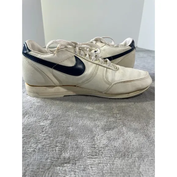Vintage Nike X Bowling Shoes Size 7 White Blue 80s 90s 860507CH