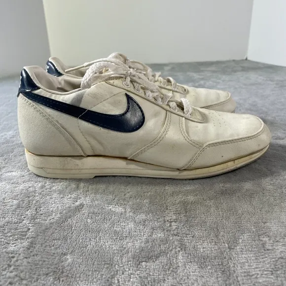 Vintage Nike X Bowling Shoes Size 7 White Blue 80s 90s 860507CH