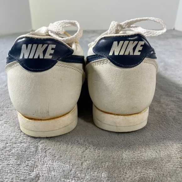 Vintage Nike X Bowling Shoes Size 7 White Blue 80s 90s 860507CH