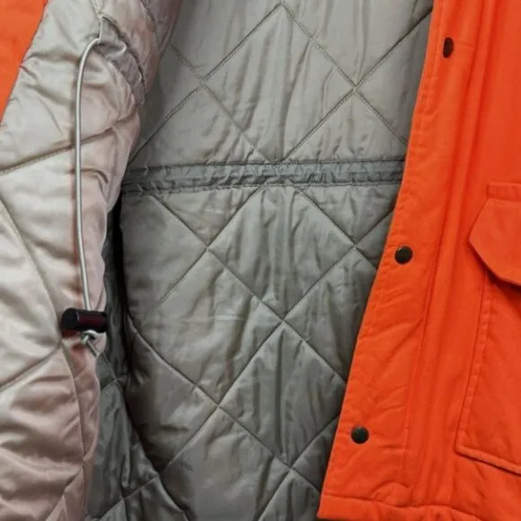 Vintage Pine Ridge Men's Orange Insulated Hunting/Workwear Coat - XXXL