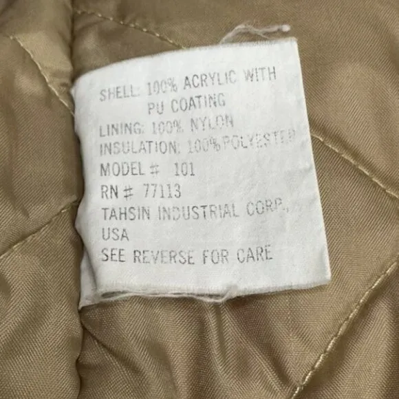 Vintage Pine Ridge Men's Orange Insulated Hunting/Workwear Coat - XXXL