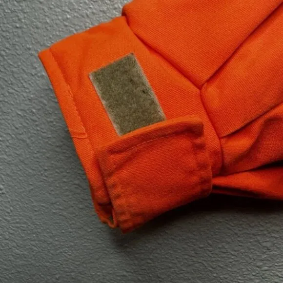 Vintage Pine Ridge Men's Orange Insulated Hunting/Workwear Coat - XXXL