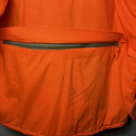 Vintage Pine Ridge Men's Orange Insulated Hunting/Workwear Coat - XXXL