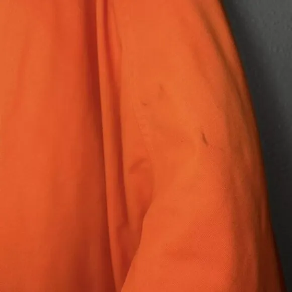 Vintage Pine Ridge Men's Orange Insulated Hunting/Workwear Coat - XXXL