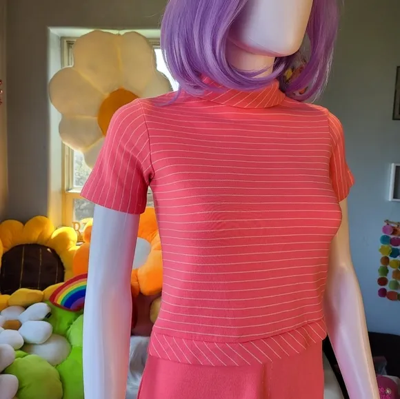Vintage Pink Go Go Dress S