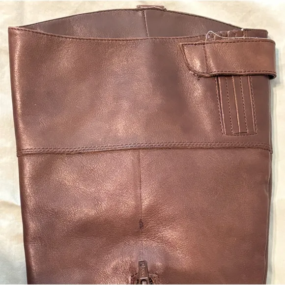 Vintage Ralph Lauren | Women’s Jenessa Brown Leather Tall Riding Boots
