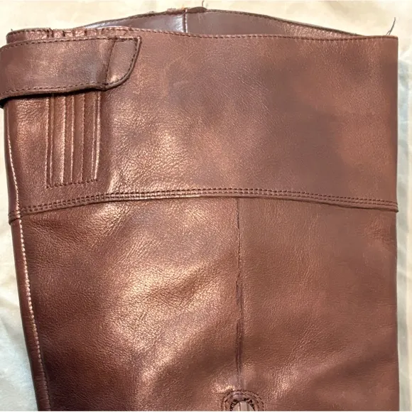 Vintage Ralph Lauren | Women’s Jenessa Brown Leather Tall Riding Boots