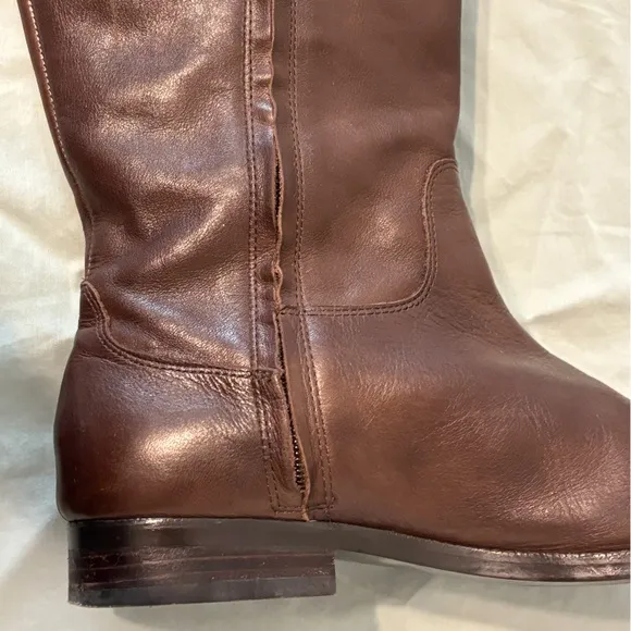 Vintage Ralph Lauren | Women’s Jenessa Brown Leather Tall Riding Boots