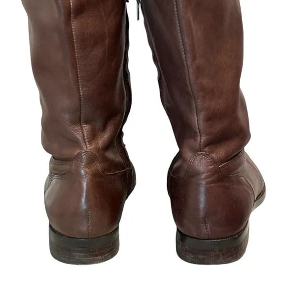 Vintage Ralph Lauren | Women’s Jenessa Brown Leather Tall Riding Boots