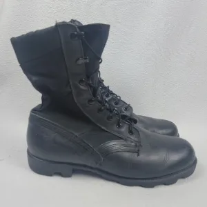 Vintage Ro Search Military Jungle Boots Men's Size 11 W Black Protective Spike