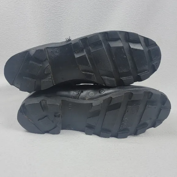 Vintage Ro Search Military Jungle Boots Men's Size 11 W Black Protective Spike