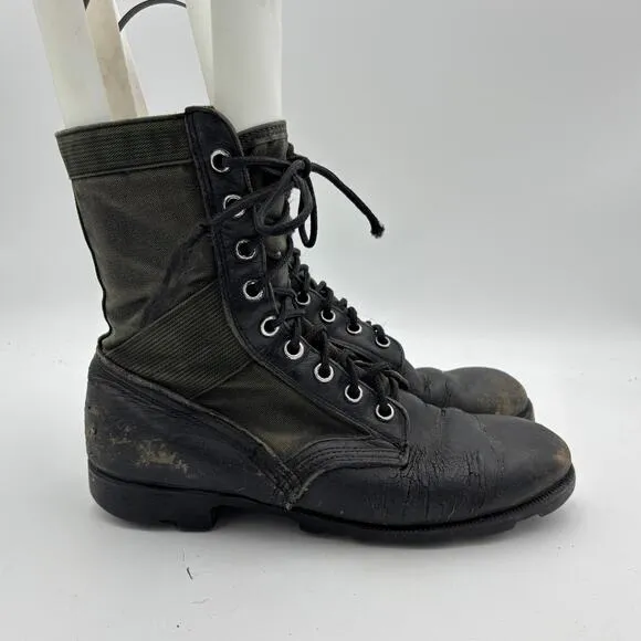 Vintage RS Vietnam War Military Field Jungle Combat Boots Men's 10W Third