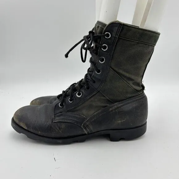 Vintage RS Vietnam War Military Field Jungle Combat Boots Men's 10W Third