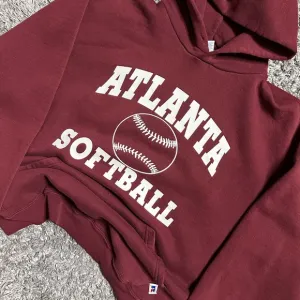 Vintage Russell Athletic Atlanta Softball Hoodie