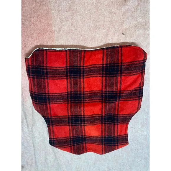 Vintage Wool Buffalo Hunting Plaid Vest