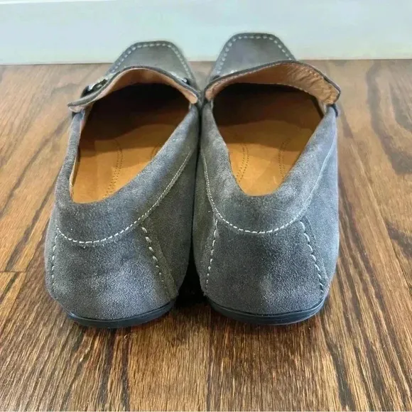 Vionic Men’s Loafers Slip On Dark Grey Leather 556 Mason Shoes Men’s Size 9 $119