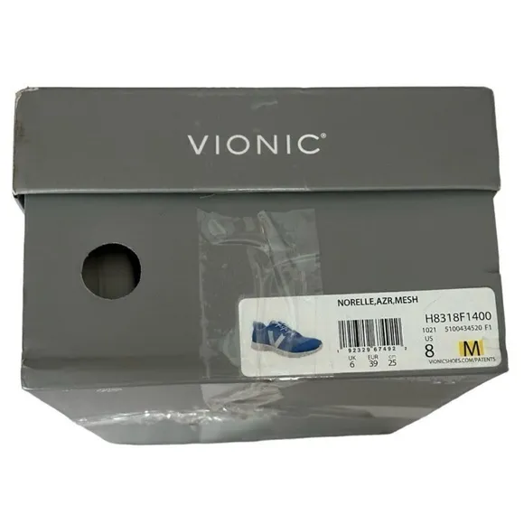 Vionic Norelle Women’s Blue Support Shoes Sneakers Size 8