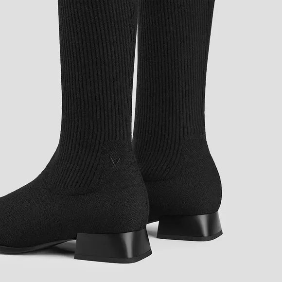 VIVAIA Rounded Toe Water Repellent Wool Over the Knee Boots NWOT MADELINE