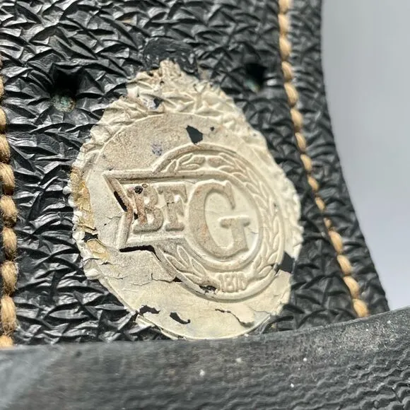 VTG 1961 US Military Flight Jump Boots 7.5R Black Leather Vietnam Era BFG Combat